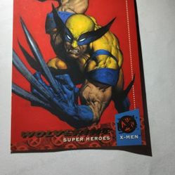 1994 Wolverine Super Heroes, Marvel Comics Trading Card # 6 Fleer Ultra 