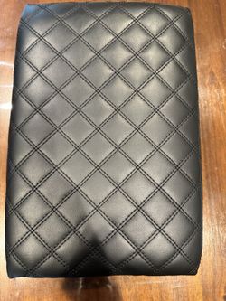 Tesla Model Y White Center Console Cover. 