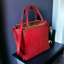 Michael Kors Handbag Purse Red
