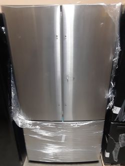 New stainless steel refrigerator