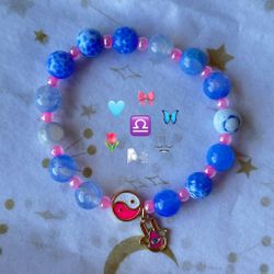 Libra Fire Agate Protection Bracelet