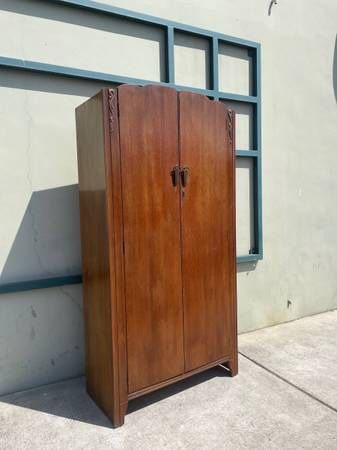 Art Deco Armoire with Key $299.