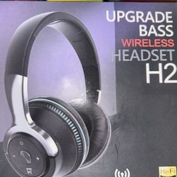Upgrade Bass Wireless Headset H2