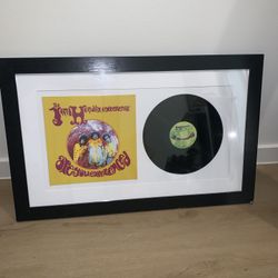 Jimi Hendrix Vinyl Record Display