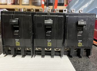 Circuit Breaker Square D 100 /10kA 240v