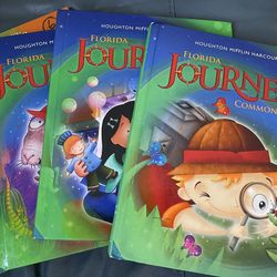 Journeys Grade 1 Set of 4 Hardcover Reading Text Books
