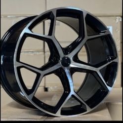 Tesla 19 Or 20” New Blk Mach RS Styie New Rims New Tires Pkg 