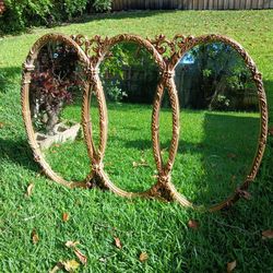Beautiful Large Rococo Style Gold Mirror