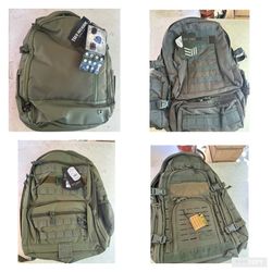 New W Tags Various Brands N Models Highland Tactical Backpack Heavy Duty -Foxtrot  Dark Green