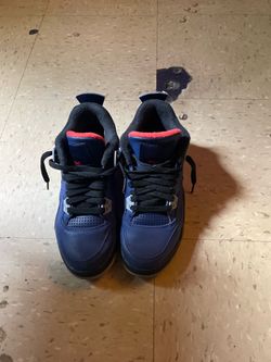 Air Jordan 4 Navy Blue Sneakers