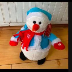 Plush Singing Snowman