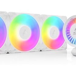 ARCTIC Liquid Freezer III Pro 360 A-RGB (White) - AIO CPU Cooler, 3 x 120 mm Water Cooling with FREE Extra Fans