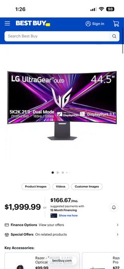 UltraGear GX9 45GX950A OLED 5K2K Gaming Monitor