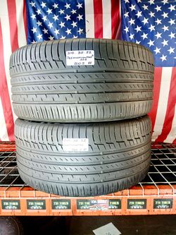 ✅ 2 Used Tires 315/35ZR22 CONTINENTAL PREMIUMCONTACT 6 SSR RUN FLAT TYRES SPORT SUV TRUCK ALL SEASON 315 35 22