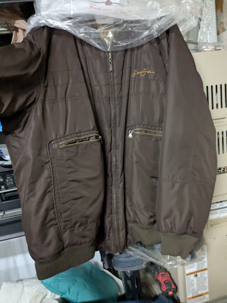 Sean John 2XL Bomber Jacket Fresh Out of The Cleaners.