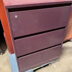 Purple Filing Cabinet 