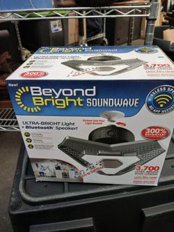 Ultra Bright Light with Bluetooth Speaker