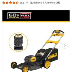 DeWalt 60V FlexVolt 21" Self-Propelled Mower