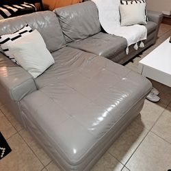 Leather Sofa 