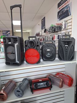 Portable Bluetooth Speakers Lot