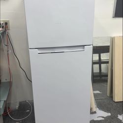 7.3 cu. ft. 2-Door Mini Fridge in White with Freezer