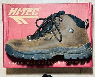 Hi-Tec Men's Hiking Boots Brown / Black Medium Adventure Outdoor Footwear