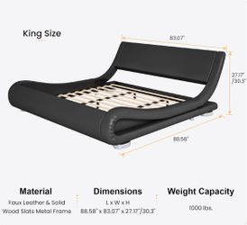 King bed frame
