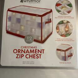 2 Large Ornament Zip Chest