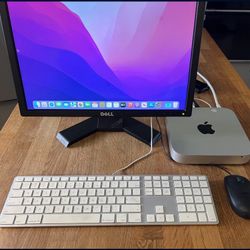 Apple Mac Mini Desktop Computer - Intel i5  / 4GB Memory / 500GB Hard Drive / 19 Inch Dell Monitor