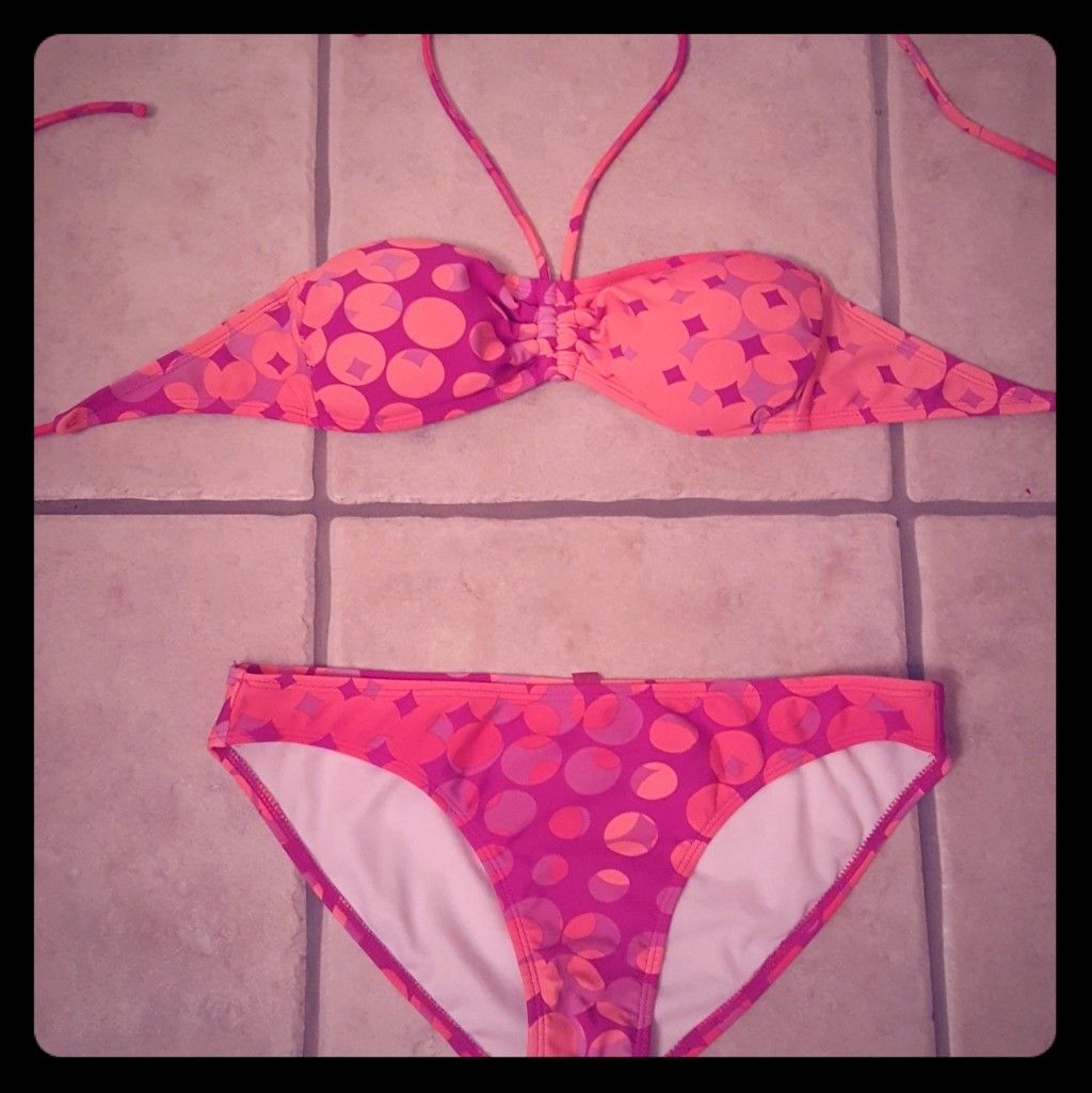 Hot Pink Coral Bikini