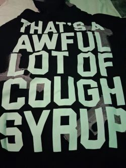 New COUGH SYRUP CLOTHESLINE