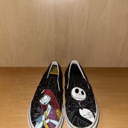 JACK SKELLINGTON & SALLY SLIP ON VANS 