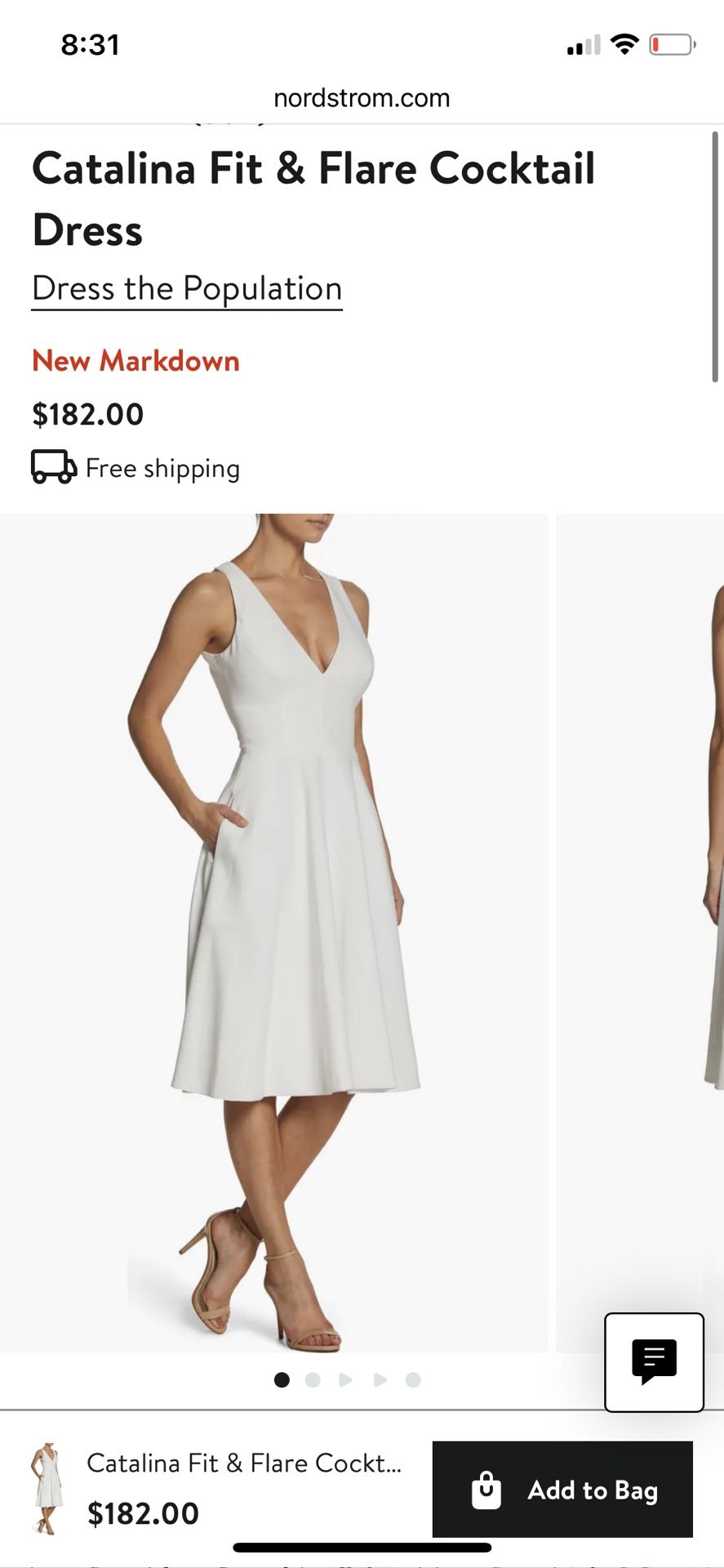 Catalina Fit & Flare Cocktail Dress