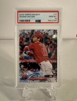 2018 Topps Holiday - Shohei Ohtani #HMW17 🔥PSA 10🔥 (RC)