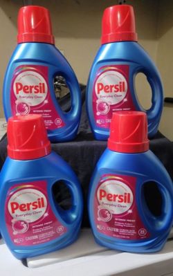 4 PERSIL EVERY DAY CLEAN INTENSE FRESH 25 LOADS/40oz Bottles For $20/$20 POR LOS 4