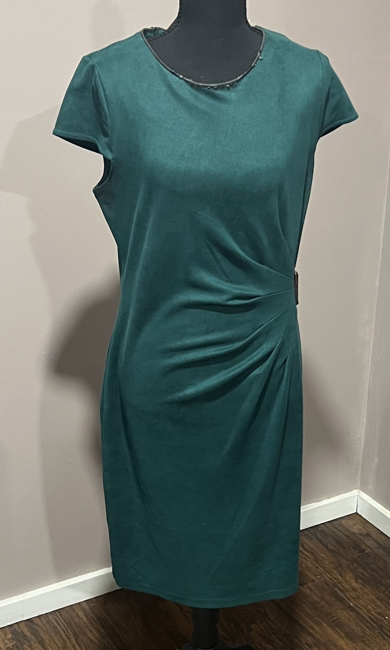 Spense Teal Midi Dress, Size 8
