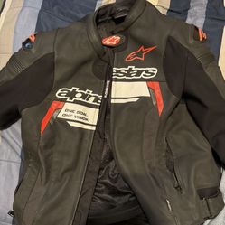 Brand New. Alpine Stars Missile V2 Ignition Leather Jacket