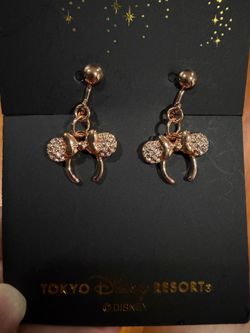 TOKYO Disney RESORT Earrings Minnie Ears