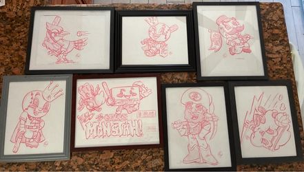 Original Sports Character Sketches