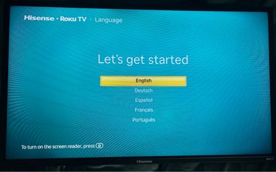 Hisense Roku 32” TV