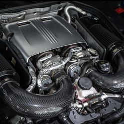 Mercedes Benz W205 C63 C63S M177 GLC63 GLC63S 3.5″ Carbon Cold Air Intake Kit 2015 2016 2017 2018 2019 2020  