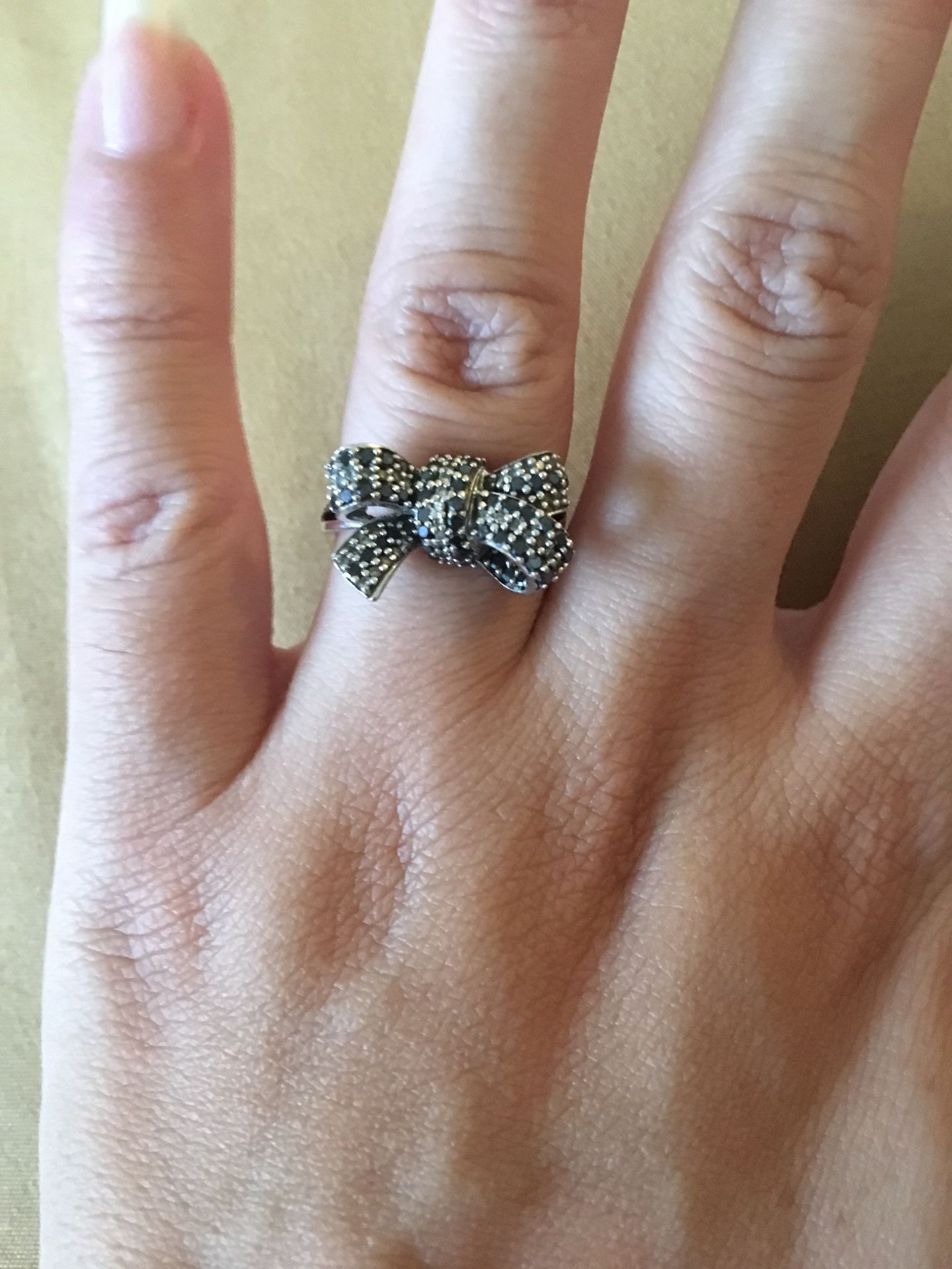 Zales Diamond Bow Ring 10k