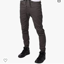 Twill Drop Crotch Joggers 