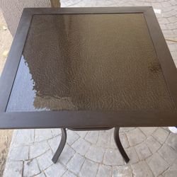 Outdoor Glass Table
