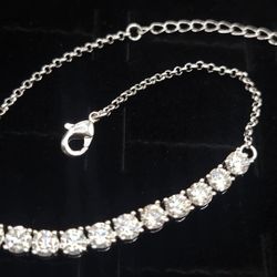 3.6ct Moissanite Bracelet Lab Grown Gem