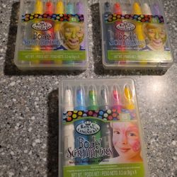 Royal & Langnickel Body Scribblers Face And Body Crayon Set Primary 6pc