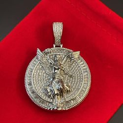 san miguel saint michael pendant plata silver 925 