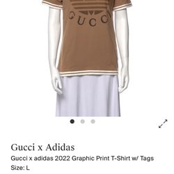 Gucci x adidas 2022 Graphic Print T-Shirt 
