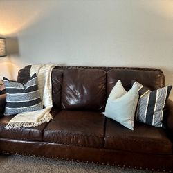 Super Nice Leather Couch! 