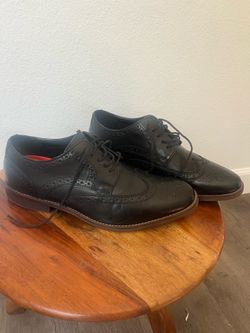 Rockport Black Leather Oxfords 9.5